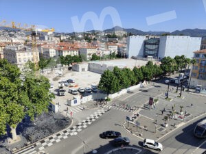 Images de Nice sur la Coulée verte, Boulevard Jean Jaurès, Vieux Nice, Garibaldi, promenade du Paillon, Collines Niçoises, Mont Boron, Observatoire, Théâtre de Nice, Acropolis, Sunset, travaux nouvelle coulée verte, théâtre